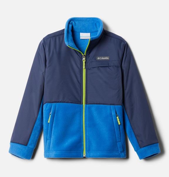 Columbia Steens Mountain Fleece Jacket Navy For Boys NZ30689 New Zealand